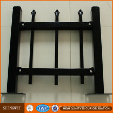 2.4 Longitud 1.8m Altura Negro Valla de acero galvanizado